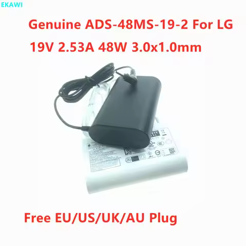 Genuine ADS-48MS-19-2 19048E 19V 2.53A 48W 3.0x1.0mm AC Adapter For LG GRAM 15Z970 15Z990 14Z980C La