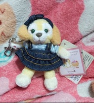 香港迪士尼樂園 Duffy and Friends CookieAnn Cookie 可琦安 廚師狗 餅餅 餅姐 牛仔 牛仔裙 吊飾 掛飾 掛件 匙扣 kc Keychain 全新正版有牌 Disne
