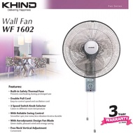 Khind Wall Fan WF1602 SE (3years) / Kipas Dinding