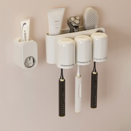 ALON Toothbrush Holder Toothbrush Dispenser Automatic Toothpaste Holder Toothpaste Squeezer