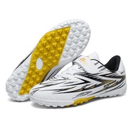 Childrens Football Shoes Boys Girls Professional Training Breathable PU Leather Sports Shoes Youth S