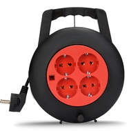 Gelistar European Style Reel Large Goods 4 Holes 10m Extension Cord Cord Reel European Standard Euro