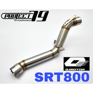 Project79 Link Pipe Remove Catalyzer Replacement QJ Motor SRT800 Exhaust Box Stainless Steel Motor QJ Motor SRT 800