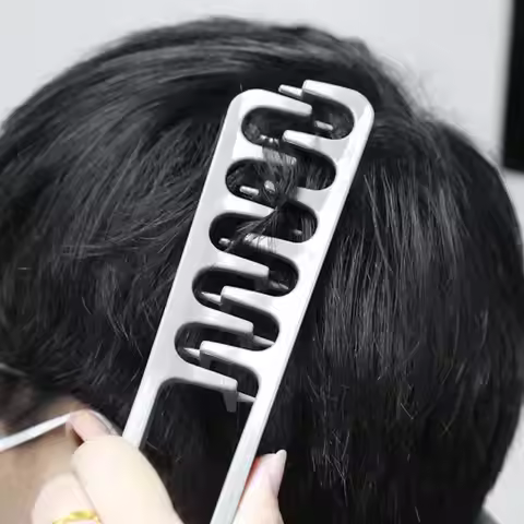 1-2PCS Fluffy Roots Hair Comb Easy Clean Lightweight Volumizer Tool for Curly Hairline Styling Porta