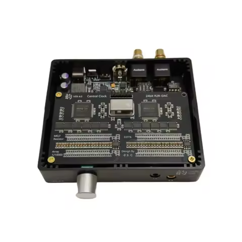 R2R decoder V4, zero background noise, one ten thousandth precision resistor (0.01%) dynamic compens