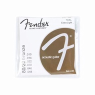 Fender 80/20 Bronze Acoustic Guitar Strings (010-048)