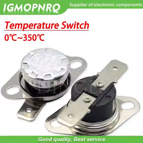 KSD301 Bimetal thermostat 0C~350C Temperature Switch Thermal Control 75C 85C 95C 105C 125C 135C 145C