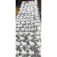 100 mini 2d, 3d plaster statues
