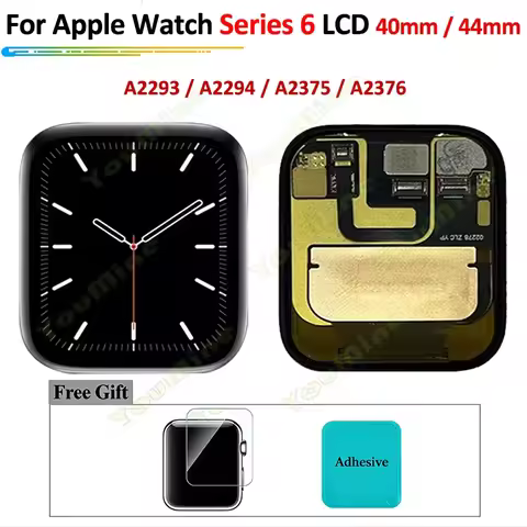For Apple Watch Series 6 LCD Display Touch Screen Digitizer 40mm/44mm Pantalla Replacement For Apple