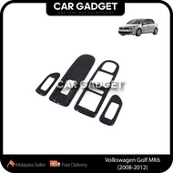 Volkswagen VW Golf MK6 Carbon Fiber Windows Switch Panel Cover Trim Cover for Golf MK6 2008 - 2012 C