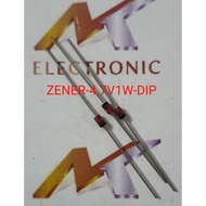 Zener Diode 4.7V 1W in Cylindrical DIP Series DO-41 1W 4.7V BZX85C4V7 Zener Diode 4.7V