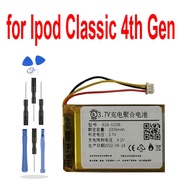 New brand 1000mAh Battery 616-0206 616-0183 For Apple Ipod Classic 4th Gen / Photo U2 A1059 20 40GB