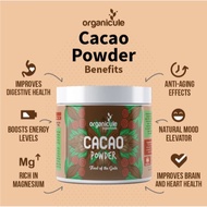 Organicule Cacao Powder [250g] | Energy Booster | High in Magnesium | No Sugar | Authentic | Peru