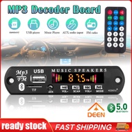 Wireless Bluetooth 5.0 Decoder Board DC 9V 12V MP3 Audio Module USB TF Radio with Audio Amplifier DN