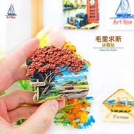 [Three-Dimensional Refrigerator Stickers] Maurix Country Road Magnetic Stickers