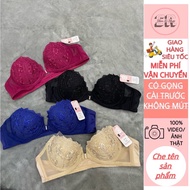 Hao Mei 737 women's bra - Front closure, underwire, no foam, small A cup, 100% real photo