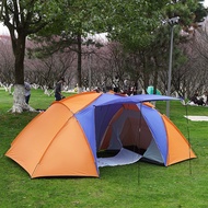 Amazon Cross-Border Supply Two Room One Hall Tent Outdoor Tent Camping 3-4 People Climbing Beach Ten