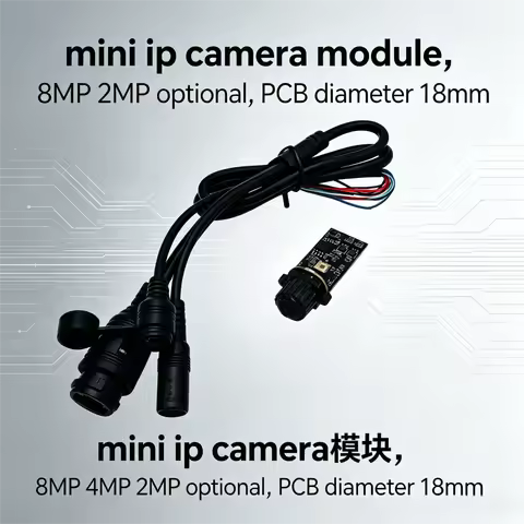 4k Mini Ip Camera Module 8MP Camera PCB IPC 4MP 2MP CCTV ONVIF H.265 for CCTV Security Pipeline Indu