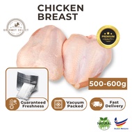 Boneless Chicken Breast Fresh Frozen Gourmet Select | 2-4pcs | Isi Ayam Dada Tanpa Tulang Segar 全无骨鸡胸肉