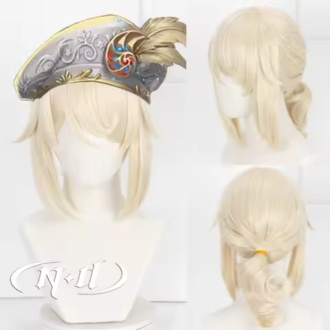 ND Painter Edgar Valden Game Identity Ⅴ Cosplay Wigs for Halloween Party Cosplay Golden Hair Wigs fo