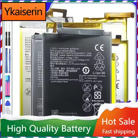 Battery For Huawei P8 P9 P10 P20 P30 P40 Lite Plus Pro/Enjoy 5 5S 6S 7 7S 8 8E/Y5 Y6 II Y7 Y9 Pro Pr