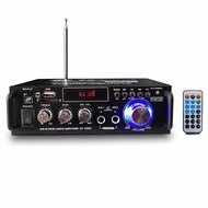 Bluetooth EQ Audio Amplifier 600W FM Radio Home Theater Karaoke Amplifier BT-298A - Black