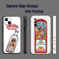 Casing For Realme C11 C12 C15 5 5i 5s C21Y 6i Ginebra San Miguel gin bilog logo IAR03 Phone Case Squ