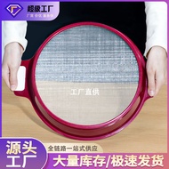 Plastic Flour Sieve Baking Tools Kitchen Handheld Round Flour Sieve 60 Mesh Fine Flour Sieve Sieve M