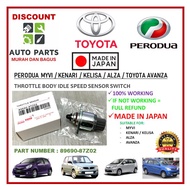 🔥MADE IN JAPAN🔥 PERODUA MYVI KENARI KELISA ALZA TOYOTA AVANZA F601 THROTTLE BODY IDLE SPEED SWITCH S