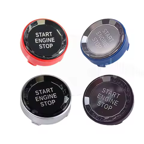 Car Crystal style START STOP Engine Button Replace Cover Switch Key for BMW X1 X5 E70 X6 E71 Z4 E89 