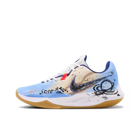Nike Precision 6 Fabric Low top Basketball Shoes Men's Blue HV1796-141(Team252-）