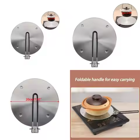 Induction Adapter Plate Efficient Heating Solution Stainless Steel Material