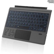適用鍵盤surface鍵盤pro456789七彩背光觸控鍵盤go23鍵盤