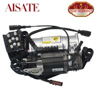 For VW Volkswagen Phaeton Bentley Continental 2003-2018 Air Suspension Compressor Pump With Bracket 