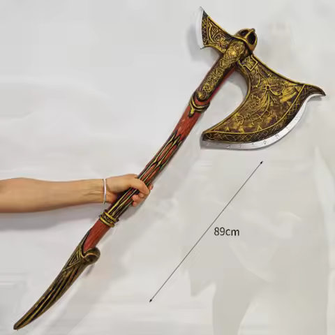89/94cm God of War Weapon Kratos Leviathan Axe Update Game Peripheral Plastic Ragnarok Weapon Model 