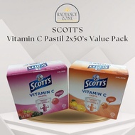 SCOTT'S Vitamin C Pastil 2x50's Value Pack - Beri Campuran