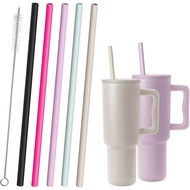 Straw Silikon Boleh Digunakan Semula untuk Tumbler 40 oz Stanley/Simple Moden, Penyedut Minum Getah 