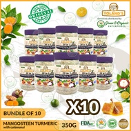 【Hot Sale】25in1 Mangosteen Turmeric with CALAMANSI tea in JAR 350g (SET OF 10)