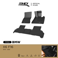 3D Mats พรมปูพื้นรถยนต์ BMW X6 (F16) 2015 - 2019 พรมกันลื่น พรมกันนํ้า พรมรถยนต์