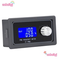 AHTY PWM Signal Generator, Adjustable Output DC 3.3V-30V Frequency Generator, Stable LCD Display Sig