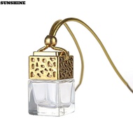 SUNSHINE Empty Bottle, Glass 8ML Perfume Bottle, Portable Pendant Style Refillable Fragrant Bottle P