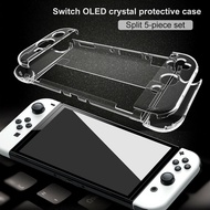 Protective Cover Crystal Shell soft Case for Nintendo Switch OLED Console JoyCon