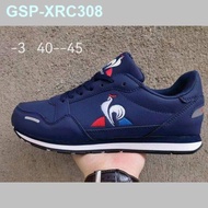 Le Coq Sportif รองเท้าบุรุษใหม่สีน้ำเงินตัดต่ำเดินทาง Forrest Gump ทันสมัยรองเท้าย้อนยุคเบาและสบายรอ