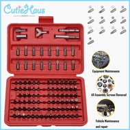 Cutiehaus Home Deco 100pcs Screw Driver Drill Star Spanner Torx Hex Drill Security Bit Tool Set