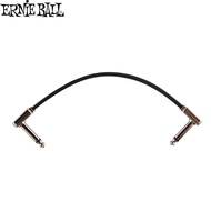 Ernie Ball P06226 Flat Ribbon Pedalboard Guitar Patch Cable Right Angle to Right Angle 6 inch