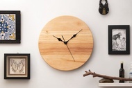任你畫系列 - 可塗畫實木掛牆鐘 反覆塗寫不留痕