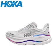 HOKA One One One Bondi 9 Low-Top Running Shoes Unisex Sneakers Gray Blue NFVK Y6Y9 GOC2