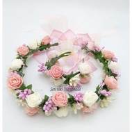 Foam roses, 2.5cm large, yearbook flowers, 12 mini flowers, make head wreaths, make laurel wreaths, 