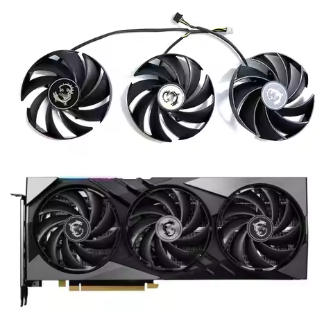 New original 87MM 4PIN PLD09210B12HH RTX 4060 4070 GPU fan for MSI GeForce RTX 4060 4060TI 4070 4070