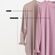 SET UMRAH Ironless | Zuyyin (Jubah sekali dengan tudung)